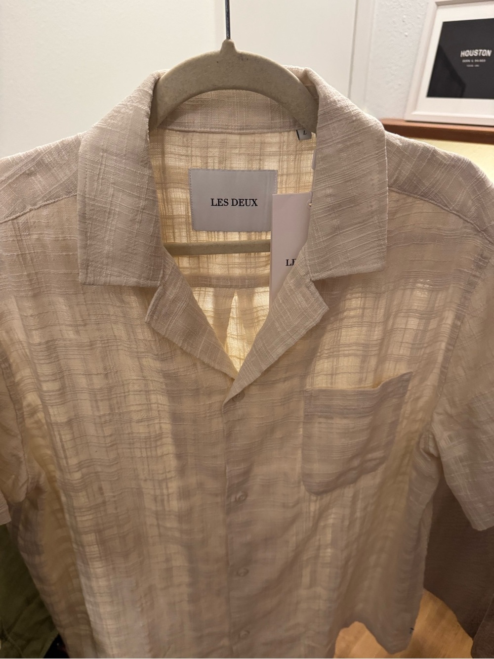 Les Deux Men's Lesley Slub Shirt 2.0 NWT